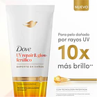 ACONDICIONADOR DOVE UV REPAIR & GLOW FERULICO 250 ML 2
