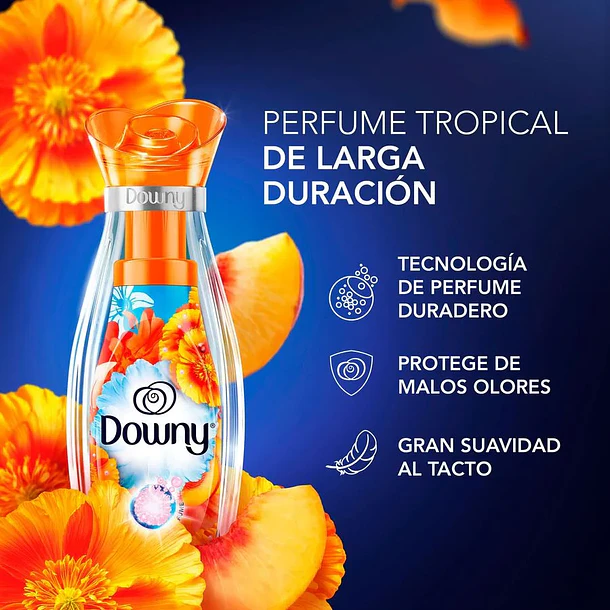 SUAVIZANTE DOWNY CONCENTRADO VERANO TROPICAL 500 ML 2