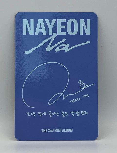 Photocard TWICE NAYEON – NA (Oficial) 