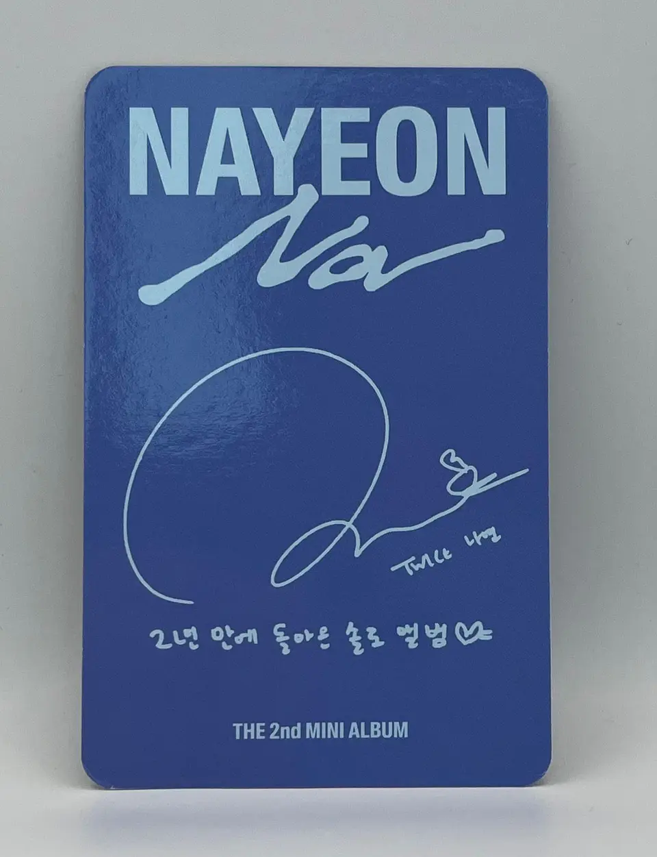 Photocard TWICE NAYEON – NA (Oficial)  2
