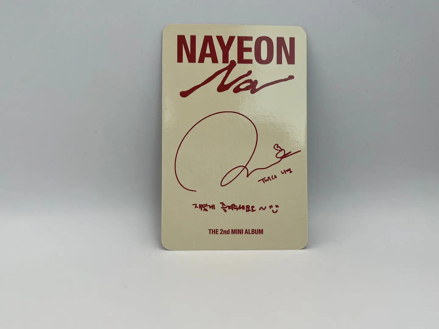 Photocard TWICE NAYEON – NA (Oficial) 2