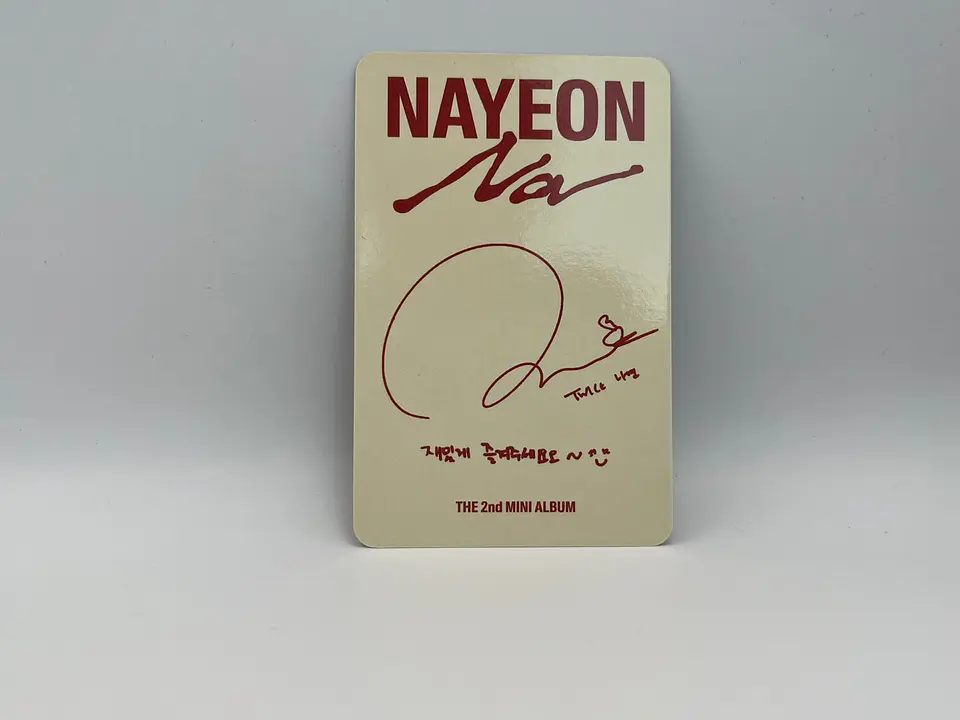 Photocard TWICE NAYEON – NA (Oficial) 2