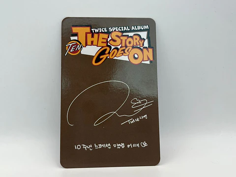 Photocard TWICE NAYEON – TEN (Oficial)