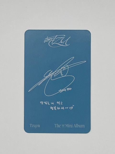 Photocard TWICE TZUYU – About Tzu - (Oficial)