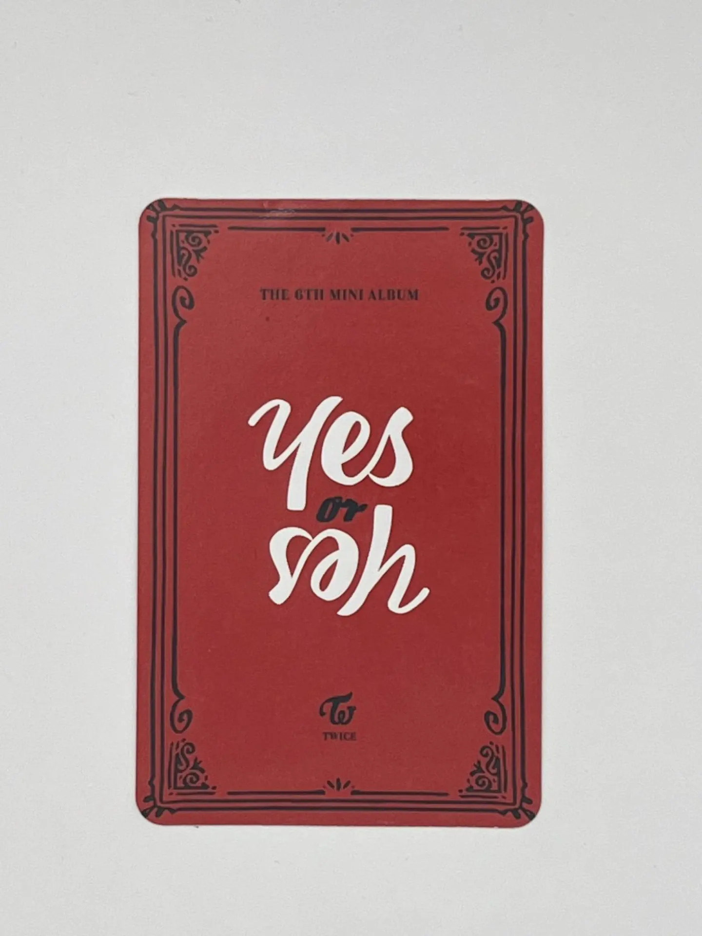 Photocard TWICE TZUYU – Yes or yes (Oficial) 2