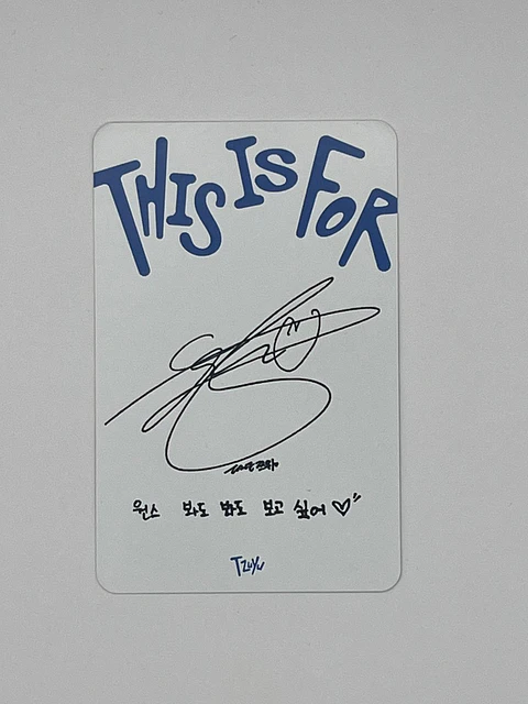 Photocard TWICE TZUYU – This is For (Oficial)