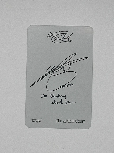 Photocard TWICE TZUYU – About Tzu (Digipack) (Oficial)