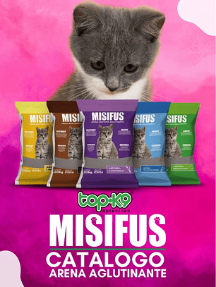 Arena Misifus lavanda 20kg