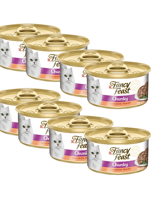 Pack 8 latas fancy feast 85gr