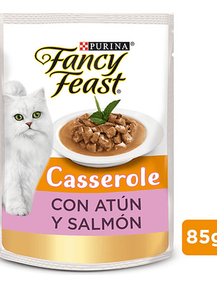 Sobre fancy feast casserole atun salmón 85