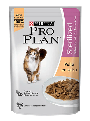 Sobre pro plan sterilized pollo en salsa 85gr