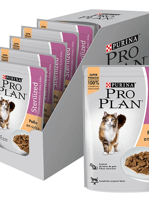 Caja 15un pro plan sterilized 85 gr