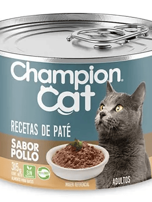 Lata paté champion cat pollo 315gr