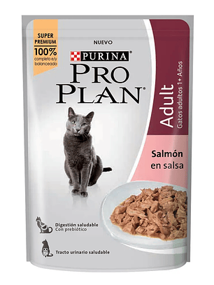 Pouch pro plan gato adulto salmón 85gr