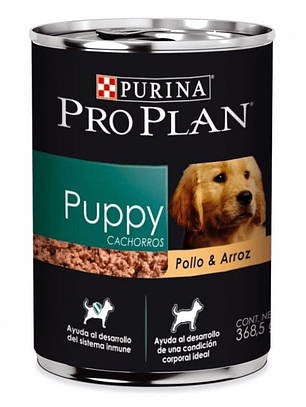 Lata pro plan puppy cachorros 368gr