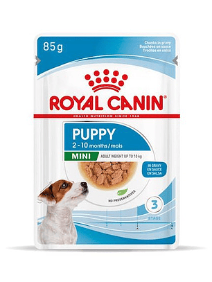 Pouch Royal Canin mini puppy 85gr
