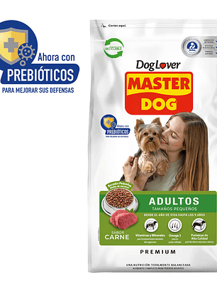 Master dog adulto raza pequeña 21 kg