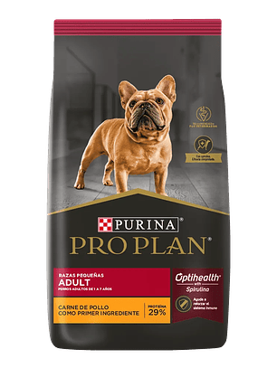 Pro plan adulto razas pequeñas 3 kg.