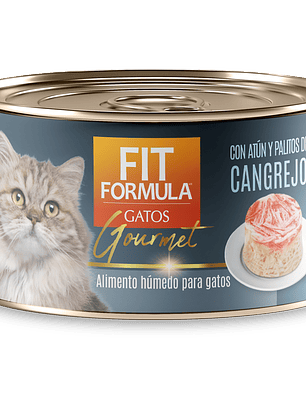 Lata fit formula gourmet atun con palitos de cangrejo 80gr.