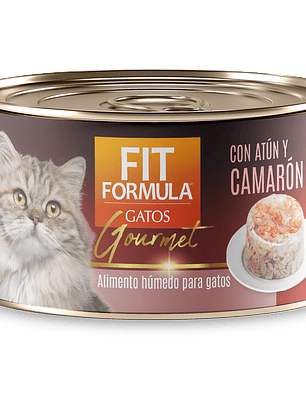 Lata fit formula gourmet atun y camaron 80gr.