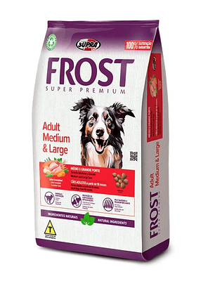 New frost adulto mediano grande 15 kg.