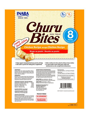 Churu bites dog pollo