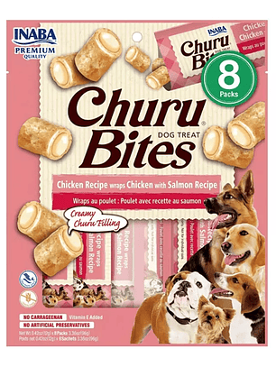 Churu bites dog pollo salmón