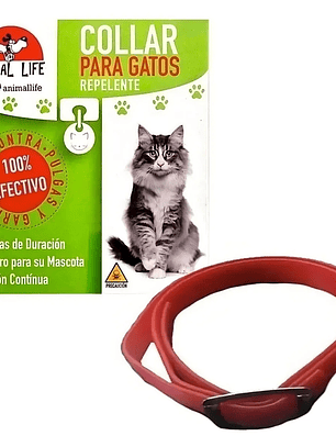Collar antipulgas gato animal life