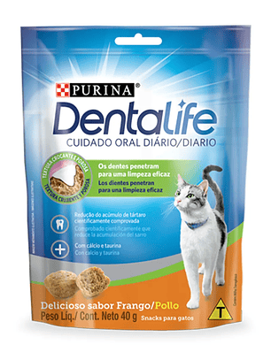 Dental life gato sabor pollo 40gr