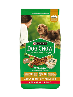 Dog chow adultos minis y peques  8kg
