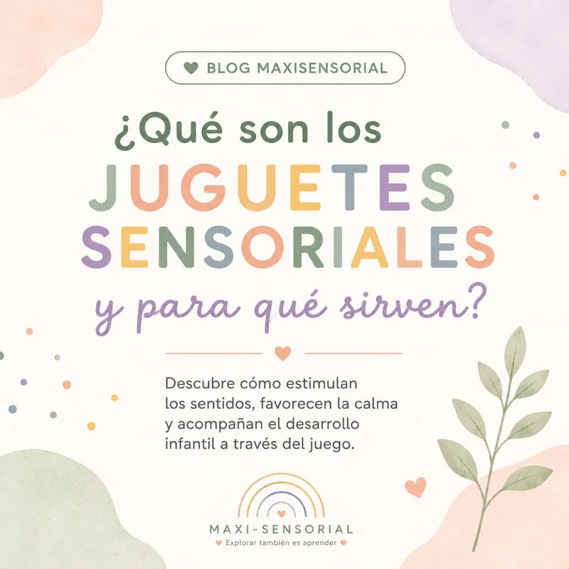 ¿Qué son los juguetes sensoriales y para qué sirven?