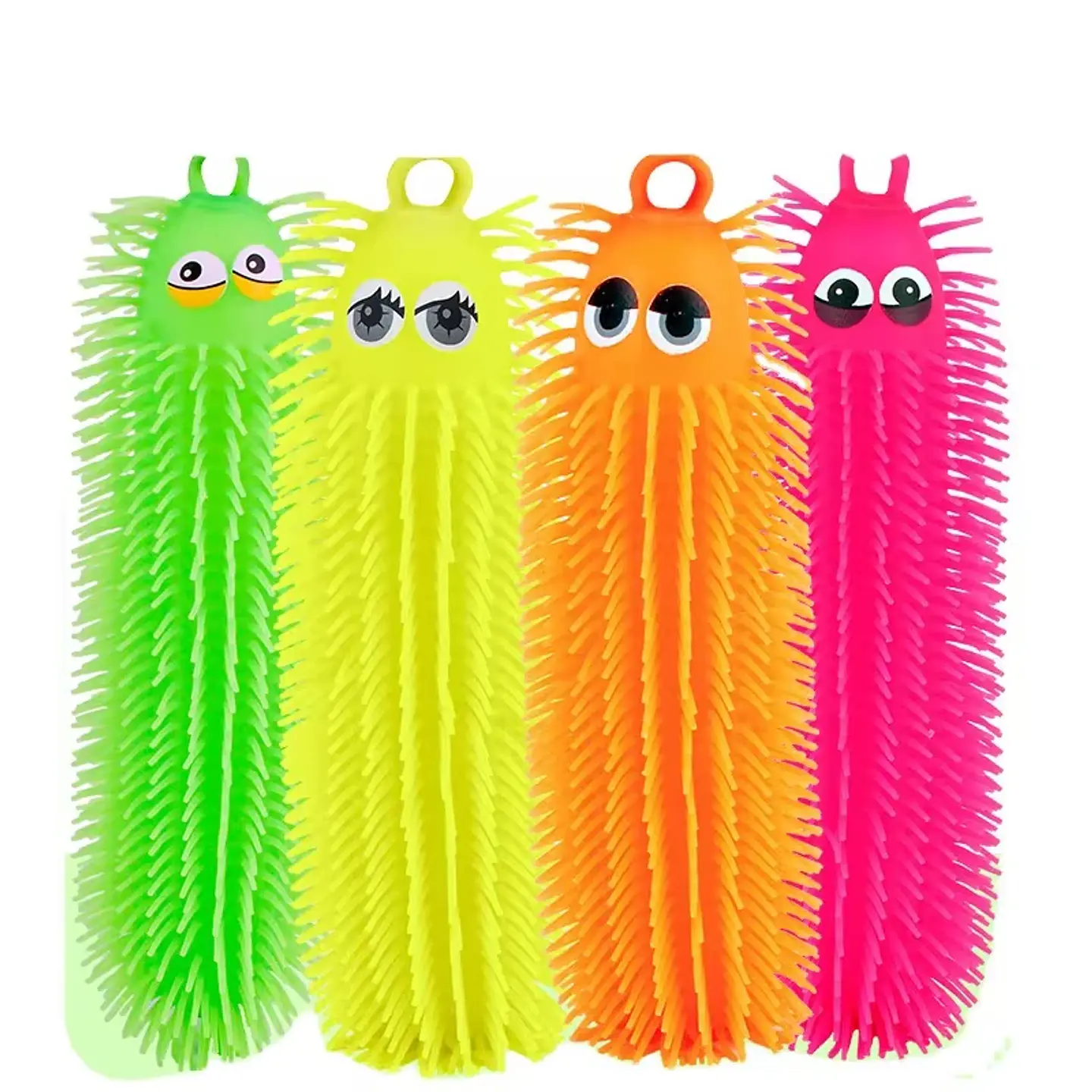 SQUEEZE LOMBRIZ PELUDO CON LUZ 1