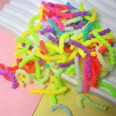 GUSANOS SENSORIAL PEQUEÑOS DE COLORES