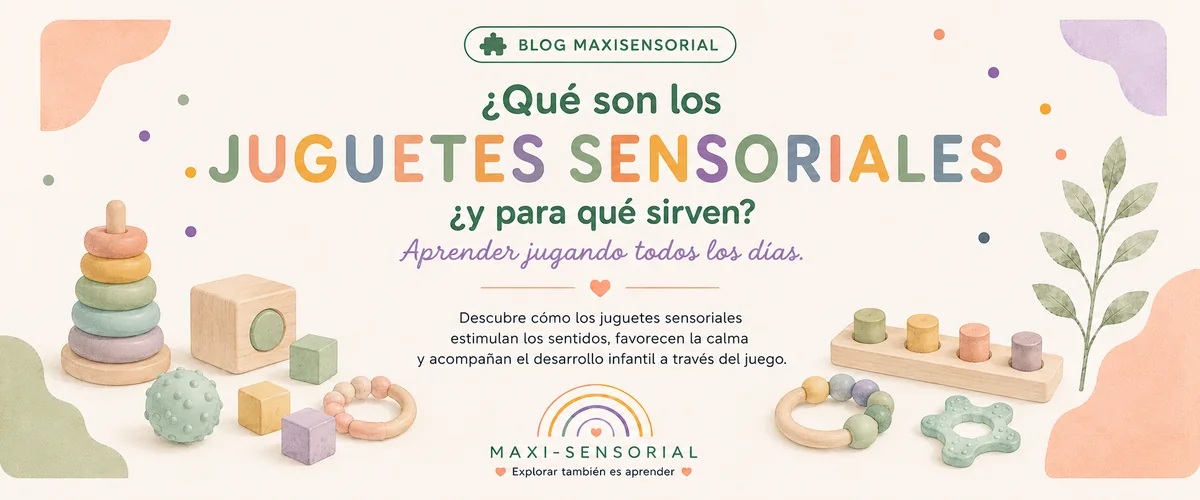 ¿Qué son los juguetes sensoriales y para qué sirven?