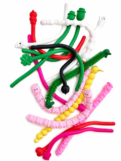 PULSERAS SENSORIALES VARIOS DISEÑOS, PACK DE 4 UNIDADES
