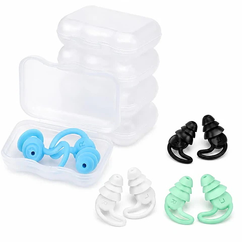 TAPONES AUDITIVOS DE SILICONA REUTILIZABLES CON ESTUCHE