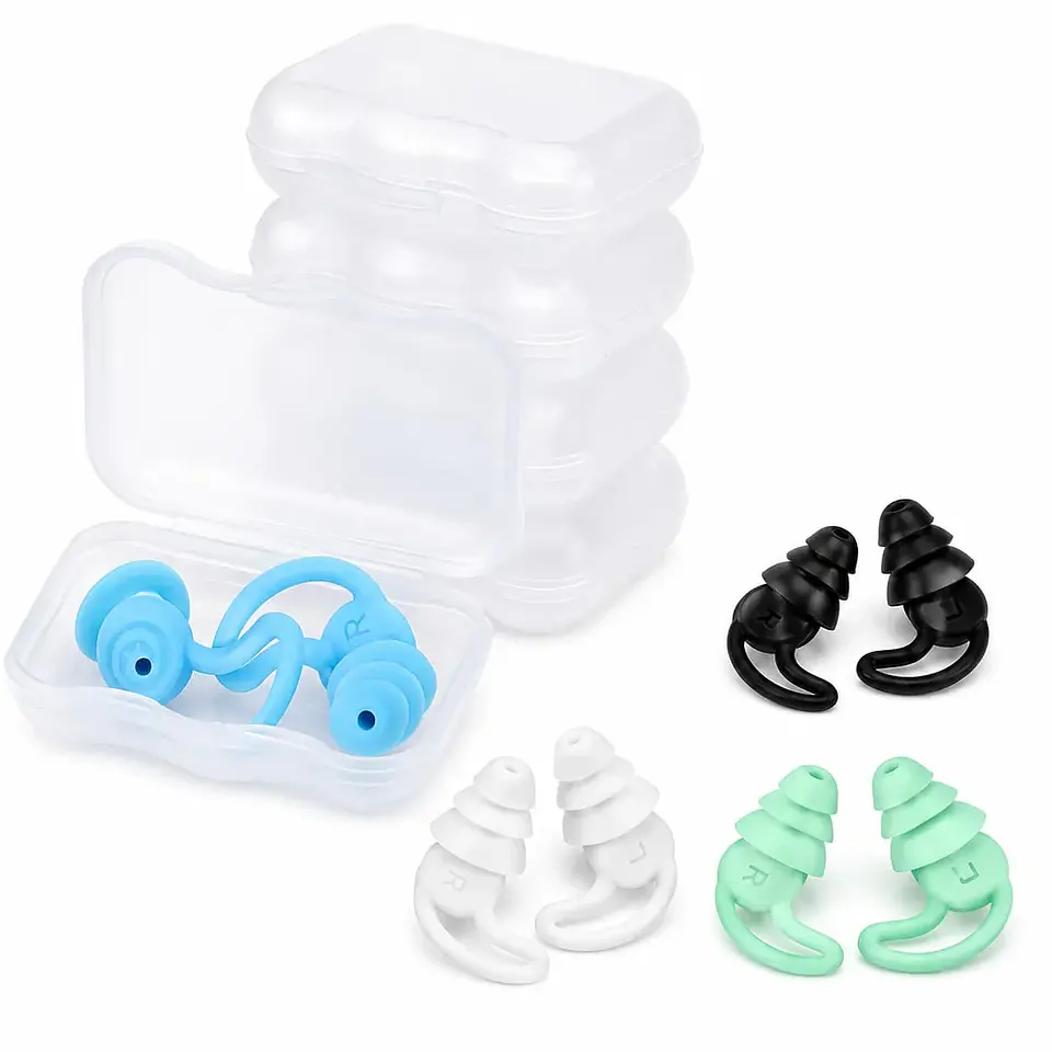TAPONES AUDITIVOS DE SILICONA REUTILIZABLES CON ESTUCHE 1