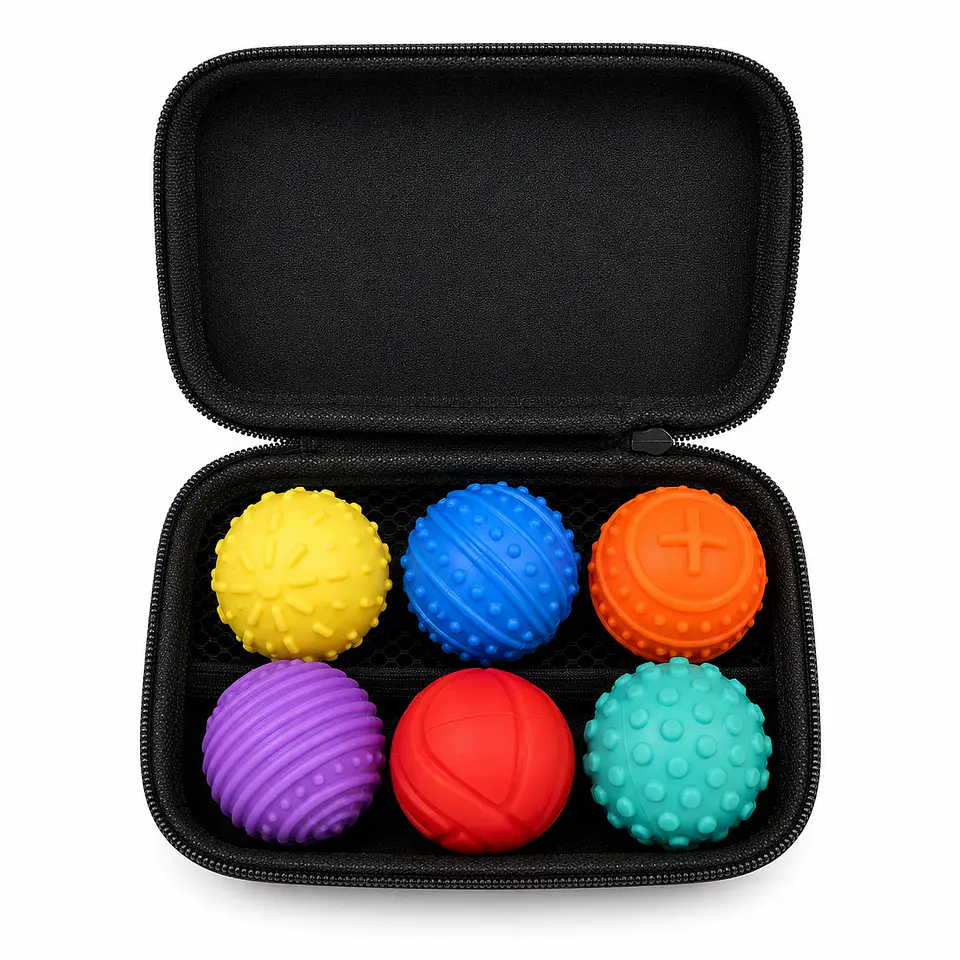 SET DE PELOTAS SENSORIAL IMANTADAS 1