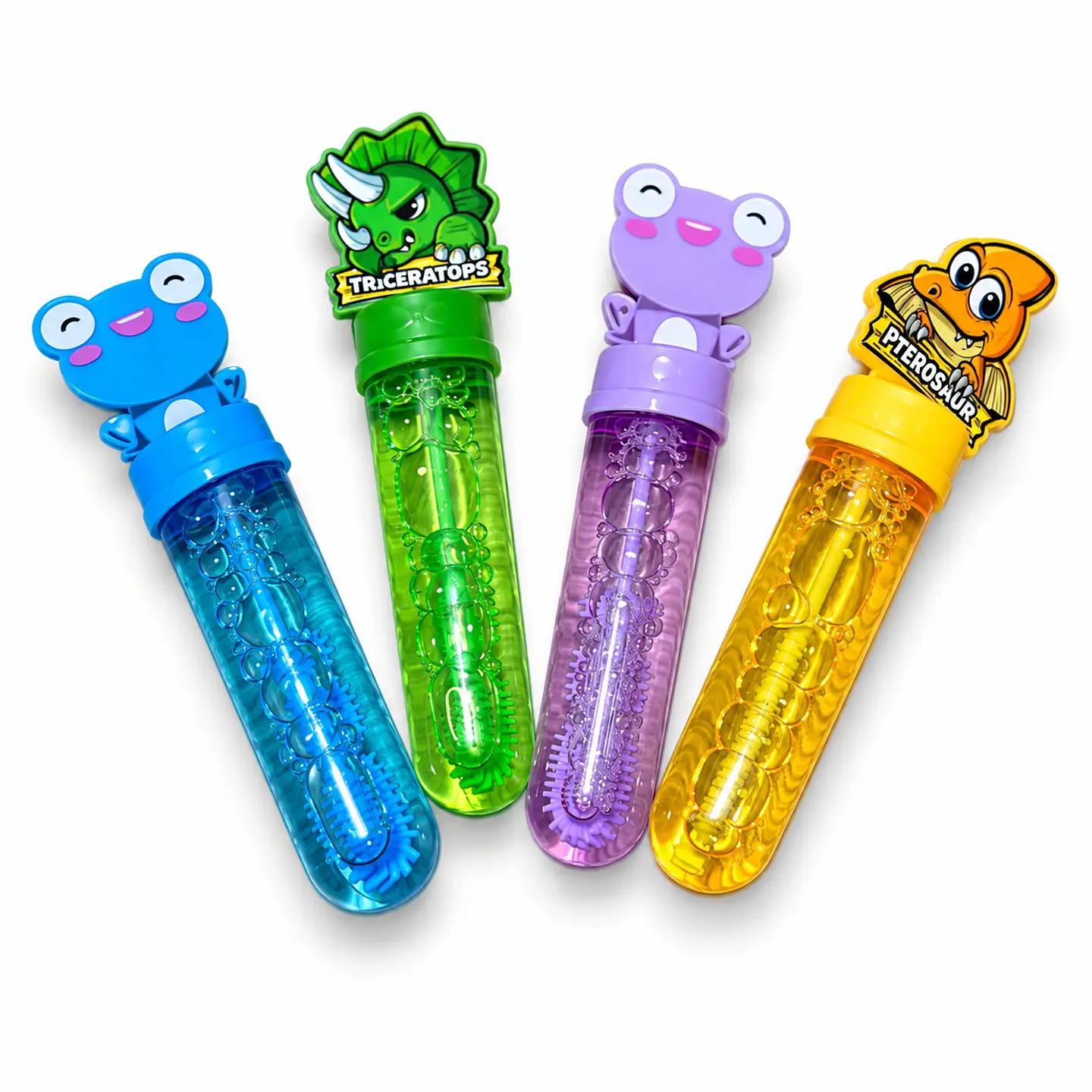 BURBUJAS DINOSAURIOS Y RANITA 1