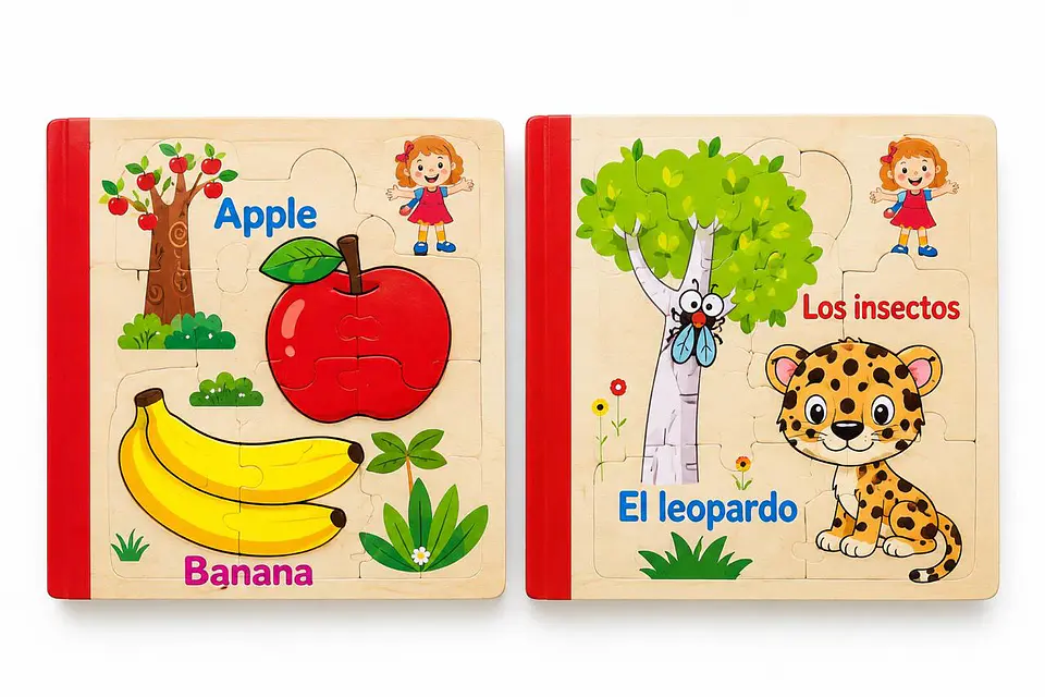LIBRO PUZZLE DE FRUTAS Y ANIMALES  1