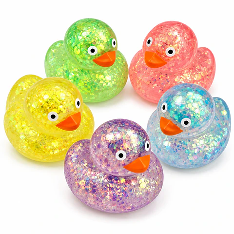 ZQUEEZE PATO GEL CON GLITTER