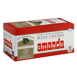 *SIN ENSOBRAR* MATE COCIDO "AMANDA" X 25 UNID.