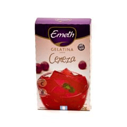 GELATINA "EMETH" CEREZA X 70 GRS