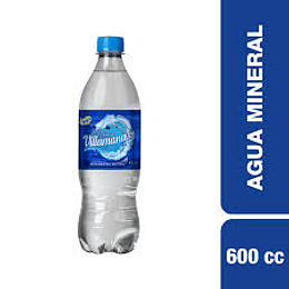 **X 600 CC** AGUA MINERAL "VILLAMANAOS"