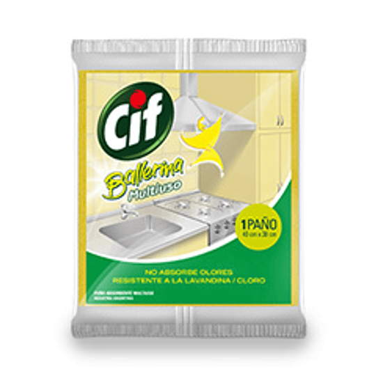 *X 1 PAÑO* CIF BALLERINA AMARILLO MULTIUSO
