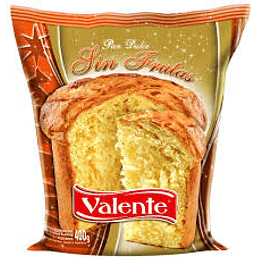 PAN DULCE "VALENTE" SIN FRUTAS X 350 GRS