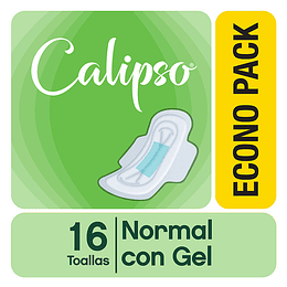 *PACK X 16U VERDE* TOALL."CALIPSO" NORMAL C/FRAGANCIA