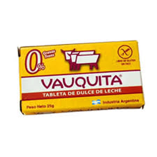 *CLASICA X UNIDAD* TABLETA VAUQUITA X 25 GRS.