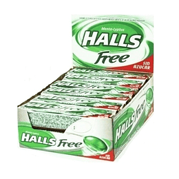 HALLS *FREE* MENTA X 12 UNID.
