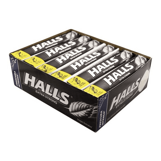 *HALLS* MENTHOSTRONG X 12 UNID.